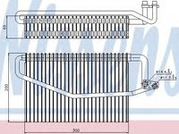 Evaporator,aer conditionat MERCEDES C-CLASS (W203) (2000 - 2007) NISSENS 92173 piesa NOUA
