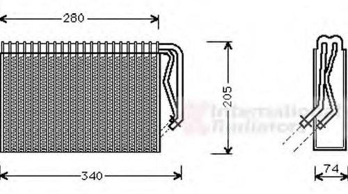 Evaporator,aer conditionat OPEL ASTRA F (56_,