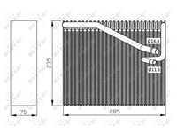 Evaporator aer conditionat Opel Astra G (F48, F08), Astra H (L48) Nrf 36081