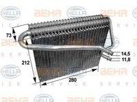 Evaporator,aer conditionat OPEL ASTRA G hatchback (F48_, F08_), OPEL ASTRA G combi (F35_), OPEL ASTRA G limuzina (F69_) - HELLA 8FV 351 211-031