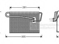 Evaporator,aer conditionat OPEL ASTRA G hatchback (F48_, F08_), OPEL ASTRA G combi (F35_), OPEL ASTRA G limuzina (F69_) - VAN WEZEL 3700V167