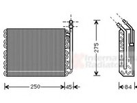 Evaporator,aer conditionat OPEL CALIBRA A (85_), OPEL VECTRA A (86_, 87_), OPEL VECTRA A hatchback (88_, 89_) - VAN WEZEL 3700V097