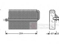 Evaporator,aer conditionat OPEL COMBO (71_), OPEL VITA B (73_, 78_, 79_), OPEL TIGRA (95_) - VAN WEZEL 3700V344