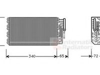 Evaporator,aer conditionat OPEL OMEGA A combi (66_, 67_), OPEL OMEGA A (16_, 17_, 19_), OPEL OMEGA B combi (21_, 22_, 23_) - VAN WEZEL 3700V088