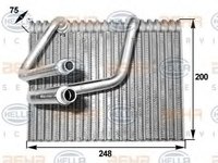 Evaporator,aer conditionat RENAULT MEGANE I (BA0/1_), RENAULT MEGANE I Coup (DA0/1_), RENAULT MEGANE I Classic (LA0/1_) - HELLA 8FV 351 211-111