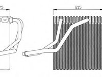 Evaporator,aer conditionat SEAT LEON (1M1) (1999 - 2006) NRF 36069 piesa NOUA