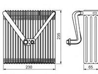 Evaporator,aer conditionat SEAT TOLEDO IV (KG3) (2012 - 2020) NRF 36141