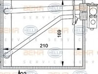 Evaporator aer conditionat VOLKSWAGEN SHARAN (7M8, 7M9, 7M6) - OEM - NRF: NRF36044|36044 - Cod intern: W02309445 - LIVRARE DIN STOC in 24 ore!!!