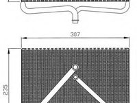 Evaporator,aer conditionat VOLVO S60 I (2000 - 2010) NRF 36116 piesa NOUA