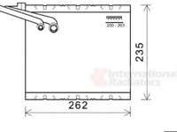 Evaporator,aer conditionat VOLVO S80 II limuzina (AS), VOLVO V70 III (BW), VOLVO XC70 II combi - VAN WEZEL 5900V157