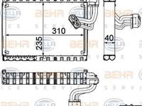 Evaporator / Vaporizator aer conditionat AUDI A5 (8T3) HELLA 8FV 351 330-671