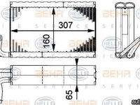 Evaporator / Vaporizator aer conditionat BMW (BRILLIANCE) 5 SERIES (E60) HELLA 8FV 351 211-771