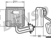 Evaporator / Vaporizator aer conditionat IVECO DAILY III caroserie inchisa/combi Producator DENSO DEV12002