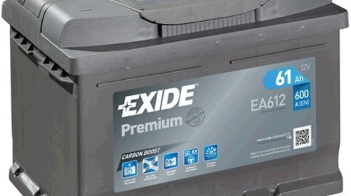 Exide premium 61ah 600a 242X175X175 +DR