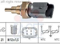 Facet senzor temperatura lichid racire citroen, lancia