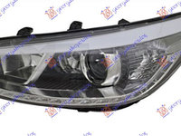 FAR 5 USI ELECT. NEGRU CU LED DRL (LUMINI DE ZI) (CU MOTOR) (TYC) - KIA CEED 5D 13-15, KIA, KIA CEED 5D 13-15, 430205154