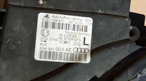 Far Audi A7 Bi-Xenon 2012 stanga COD : 4G8941003 AE