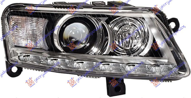 FAR BI-XENON CU LED DRL(LUMINI DE ZI) AFS HELLA - AUDI A6 08-10, AUDI, AUDI A6 08-10, 084705171