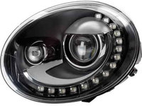 Far bixenon cu led DRL (lumini de zi) VW NEW BEETLE dupa 2011 cod origine 5C1941032E / 5C1941031E