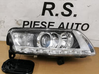 Far bixenon STANGA cu led Audi a6 dupa 2004 -20114F0941030CP STOC DR.+ Stanga.!!!