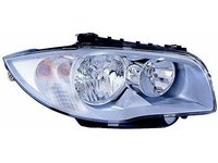 Far Bmw Seria 1 (E81/E82/E87/E88) 09.2004-02.2007 VALEO fata dreapta, tip bec H7+H7, cu motoras, cu becuri