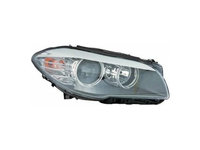 Far BMW Seria 5 (F10/F11), 12.2009-06.2013, TYC, fata, partea dreapta, cu &#39,lumina de zi&#39, tip LED,tip bec H7+H7+LED+PY24W, electric, fara control unitate, cu motor,