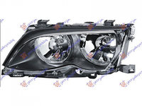 FAR BMW SERIE 3 E46 1998->2005 Far dreapta cu reglaj electric, H7/H7, fumuriu, ptr Limuzina/Touring (E46 Sedan/Break 10.01-11.05) PIESA NOUA ANI 1998 1999 2000 2001 2002 2003 2004 2005