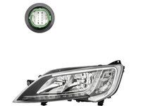 Far Citroen Jumper, Fiat Ducato, Peugeot Boxer, 06.2014-, Electric, tip bec H7+H7, omologare ECE, cu motoras, argintiu, cu lumina LED de zi, 1374297080, 1612041880, Stanga