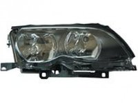 Far cu rama titanium dreapta BMW Seria 3 E46 Sedan 02/05