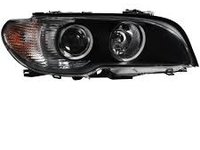 Far cu xenon semnal negru alb dreapta bmw Seria 3 coupe/cabrio E46 03/06