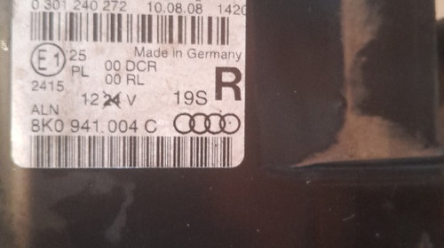 Far dr Audi A4 B8 Bi-xenon adaptive ( 3 calculatoare) 8K0 941 004 C