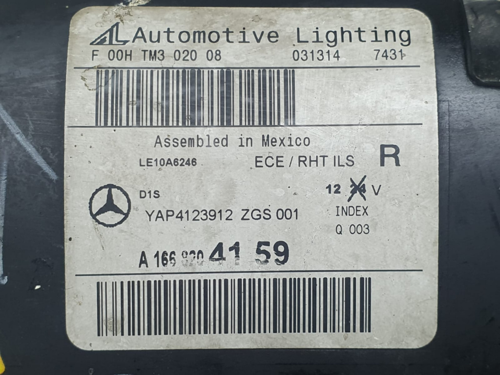 Far dreapta complet ILS xenon led A16682