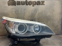 Far dreapta cu lupă și halogen Bmw seria 5 E60 Facelift 2007-2010