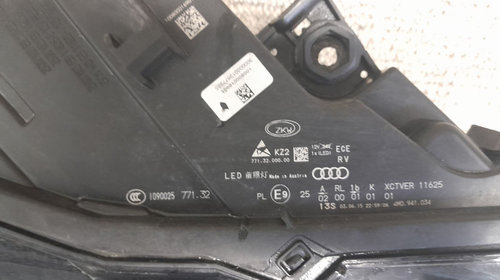 Far dreapta FULL LED Audi Q7 4M0941034 F159 defect led F159