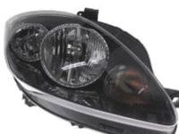 Far Dreapta (H1/H7/W5W electric cu motor halogen culoare semnalizator: transparent) SEAT ALTEA ALTEA XL LEON