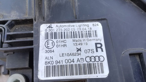 Far dreapta halogen Audi A4 B8 Facelift 2012-2015 cod 8K0941004AB