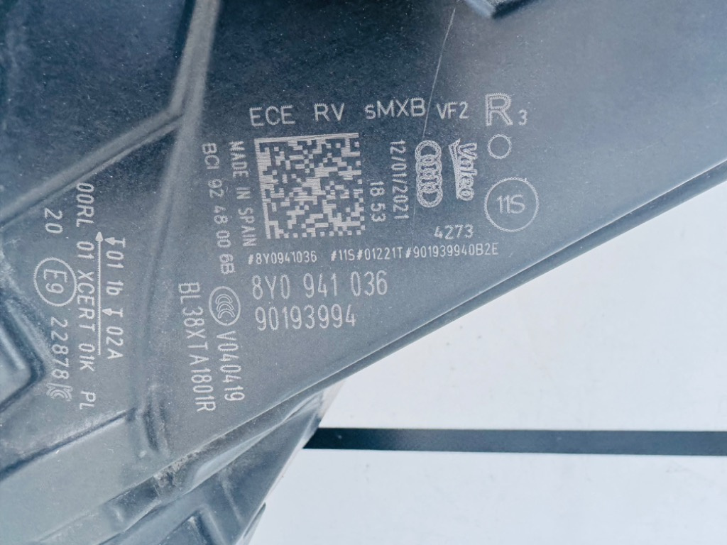 Far dreapta led matrix Audi A3 dupa 2020