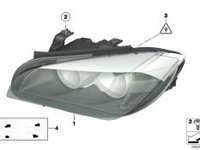 Far electric negru (H7/H15) BMW X1 (E84) 13-15 cod origine 63117357434 / 63117357433