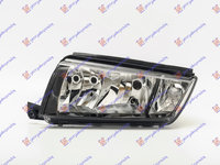 Far Electric pe Halogen Stanga Skoda Fabia 1/I 1999 2000 2001 2002 2003 2004 2005 2006 2007 (Negru)