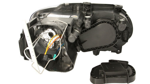 Far frontala Stanga H1/H7 electric fara motoras culoare insert cromat VW CADDY III Box Body/MPV (2KA, 2KH, 2CA