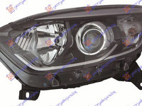 Far halogen cu ornament cromat, stanga RENAULT CAPTUR 13-17 Cod 260601794R , 260603859R , 260609429R