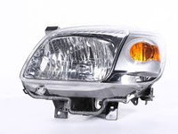 Far Mazda BT-50 03.2006-06.2008 TYC dreapta fata, tip bec H4, reglaj electric, culoare negru