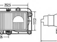 Far MERCEDES-BENZ ECONIC HELLA 1DL007872077