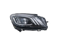 Far MERCEDES Clasa S (W222), 06.2017-, partea dreapta, Magneti MARELLI, cu functie mascare faruri faza lunga, cu &quot,lumina timp de zi&quot, tip LED, LED, electric, fara unitate control LED, LED, cu lumina viraje