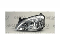 Far Opel Corsa C 10.2003-08.2004 VALEO fata stanga , tip bec H7+H7 , reglare electrica,