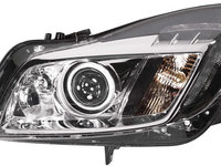 Far Opel Insignia 09.2008-12.2013 HELLA fata stanga daytime running light, tip bec D1S+H11+LED, cu lumina viraje, cu lumini de zi