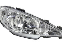 Far PEUGEOT 206 CC (2D) (2000 - 2016) TYC 20-6155-05-2 piesa NOUA