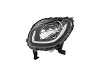 Far Smart Fortwo (W453), 11.2014-, Forfour (W453), 11.2014-, fata, Stanga, cu LED daytime running light, H4, electric, fara motoras,