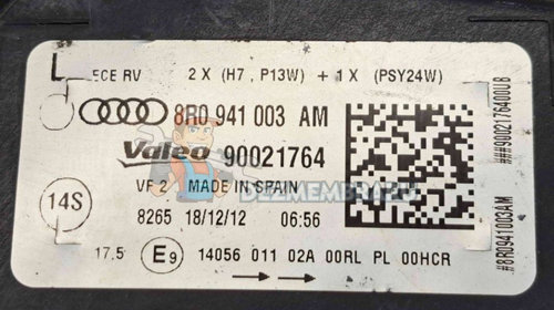 Far stanga Audi Q5 (8RB) [Fabr 2008-2016] 8R0941003AM