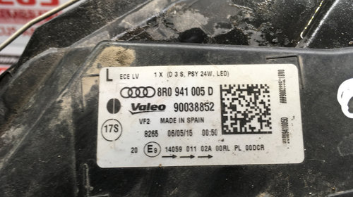 Far stanga Audi Q5 cod: 8r0941005d